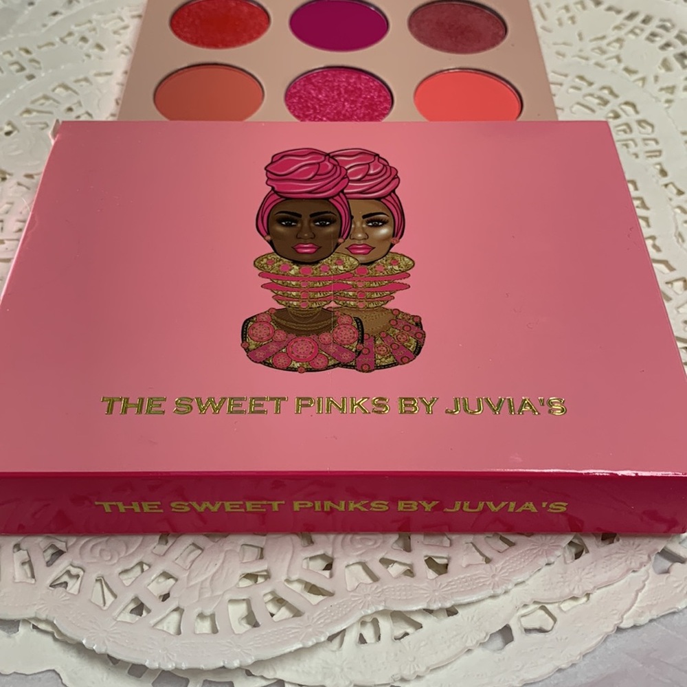 Juvias The sweet pinks by Juvias 3 Matt’s 3 glitter NIB for eyeshadow and Blush - Picture 2 of 11
